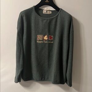 Green Niagara Falls Canada Sweatshirt